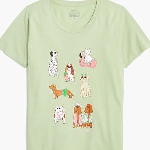Dog Graphic Puppy Boho Modern Classy Preppy Cute Chic Summer Beach Tee Shirt Top